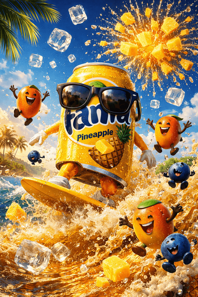 PINE BERRY SODA 🍍🥭🫐